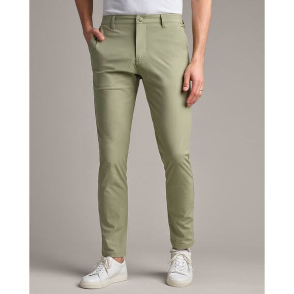NWT Rhone Commuter Pant Slim in Sage Green size 34 x 33 Hemmable - Picture 1 of 9
